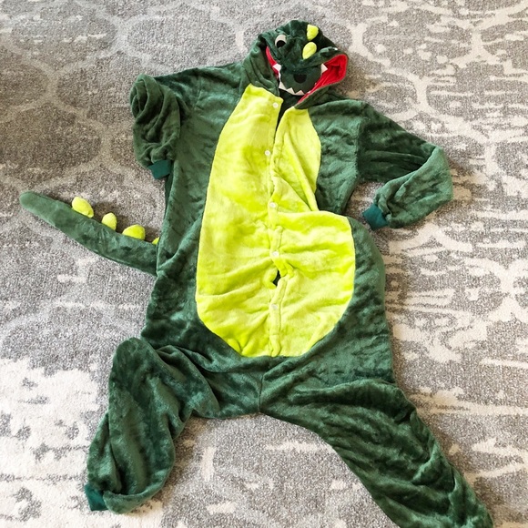 LAST ONE ☀️ Green Dinosaur Adult Onesie - Picture 2 of 7